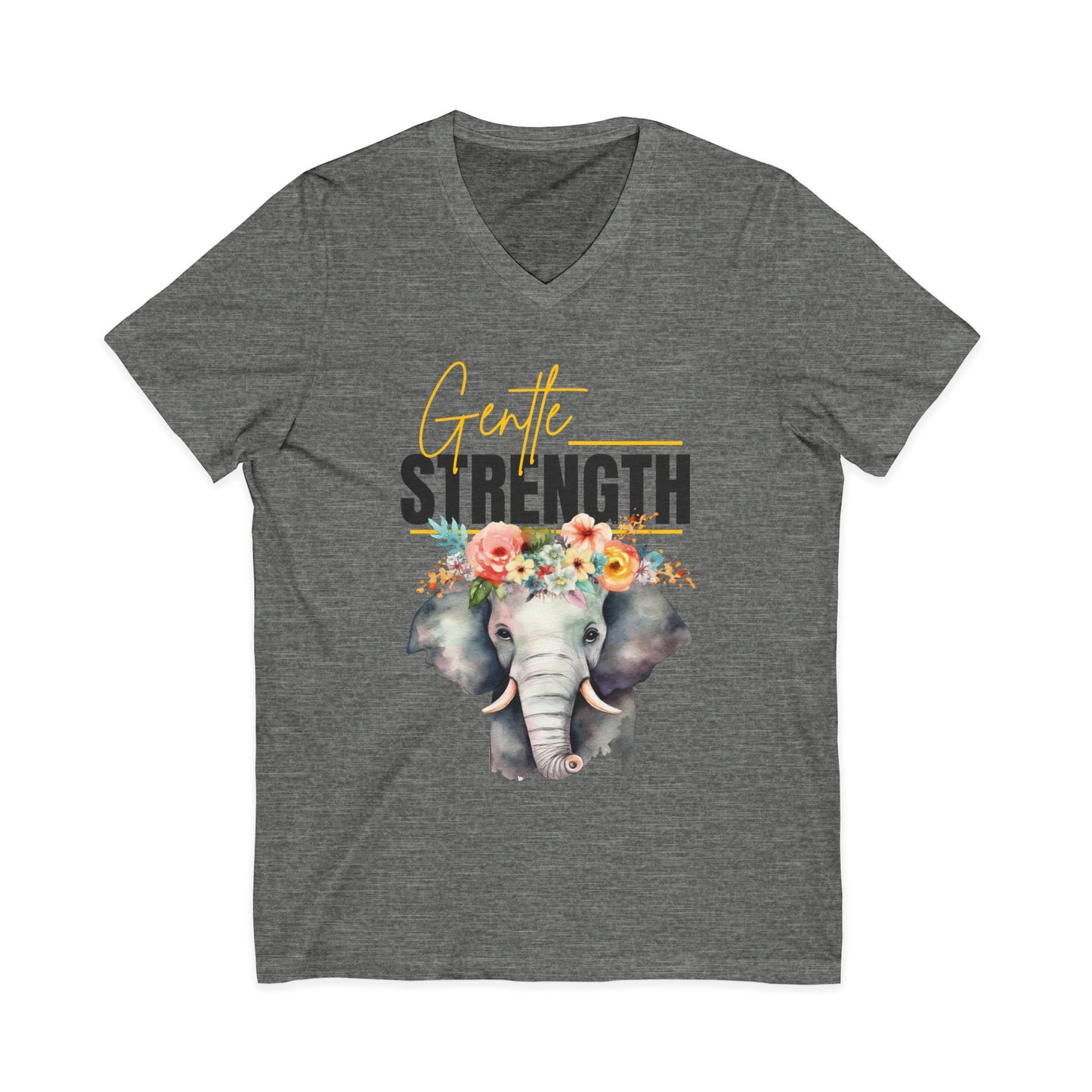 Gentle Strength V-Neck Adult Tee