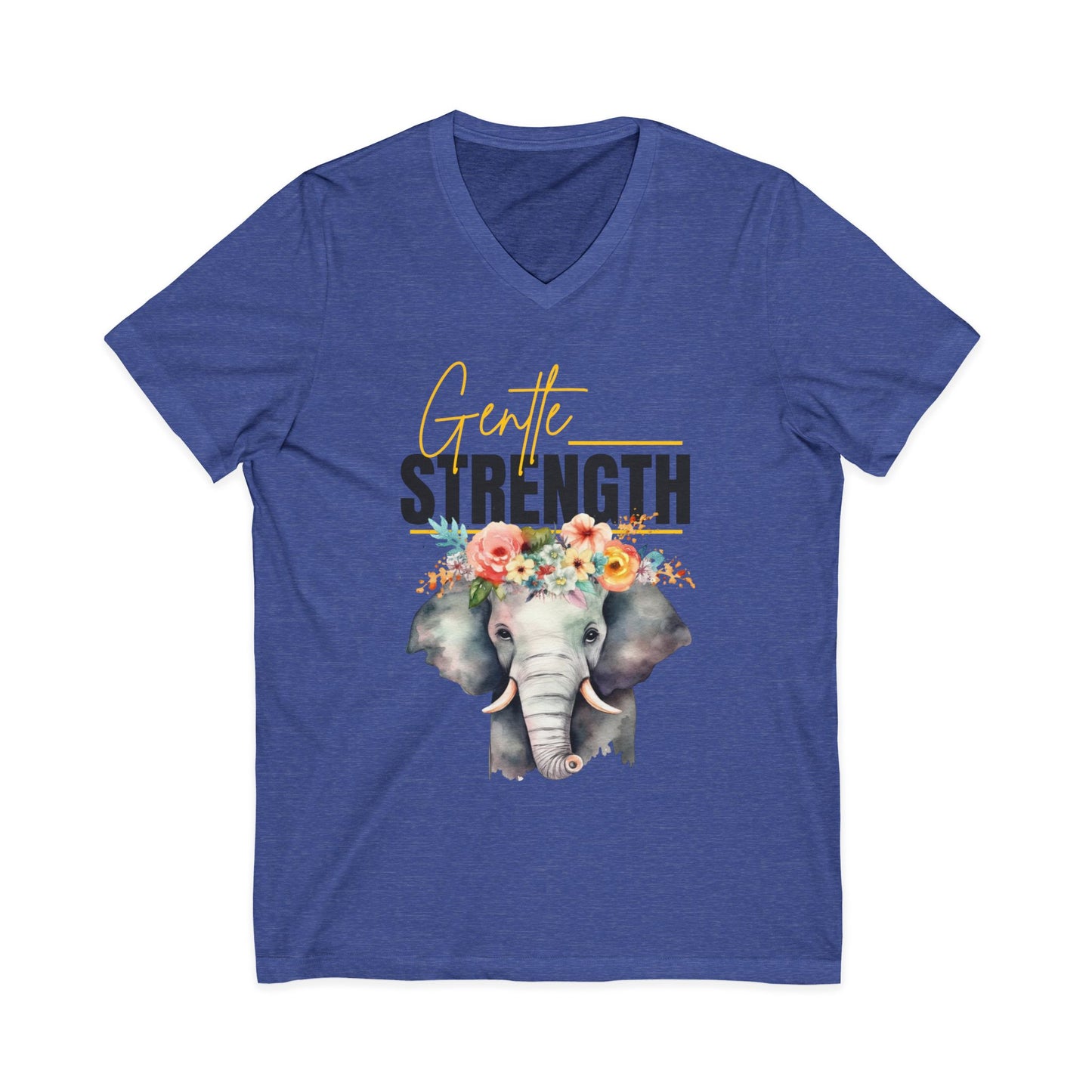 Gentle Strength V-Neck Adult Tee