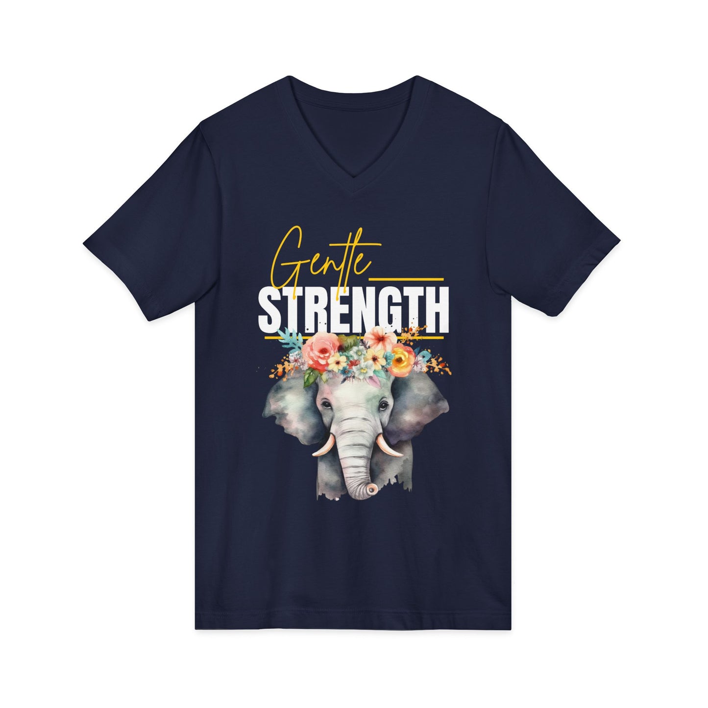 Gentle Strength V-Neck Adult Tee