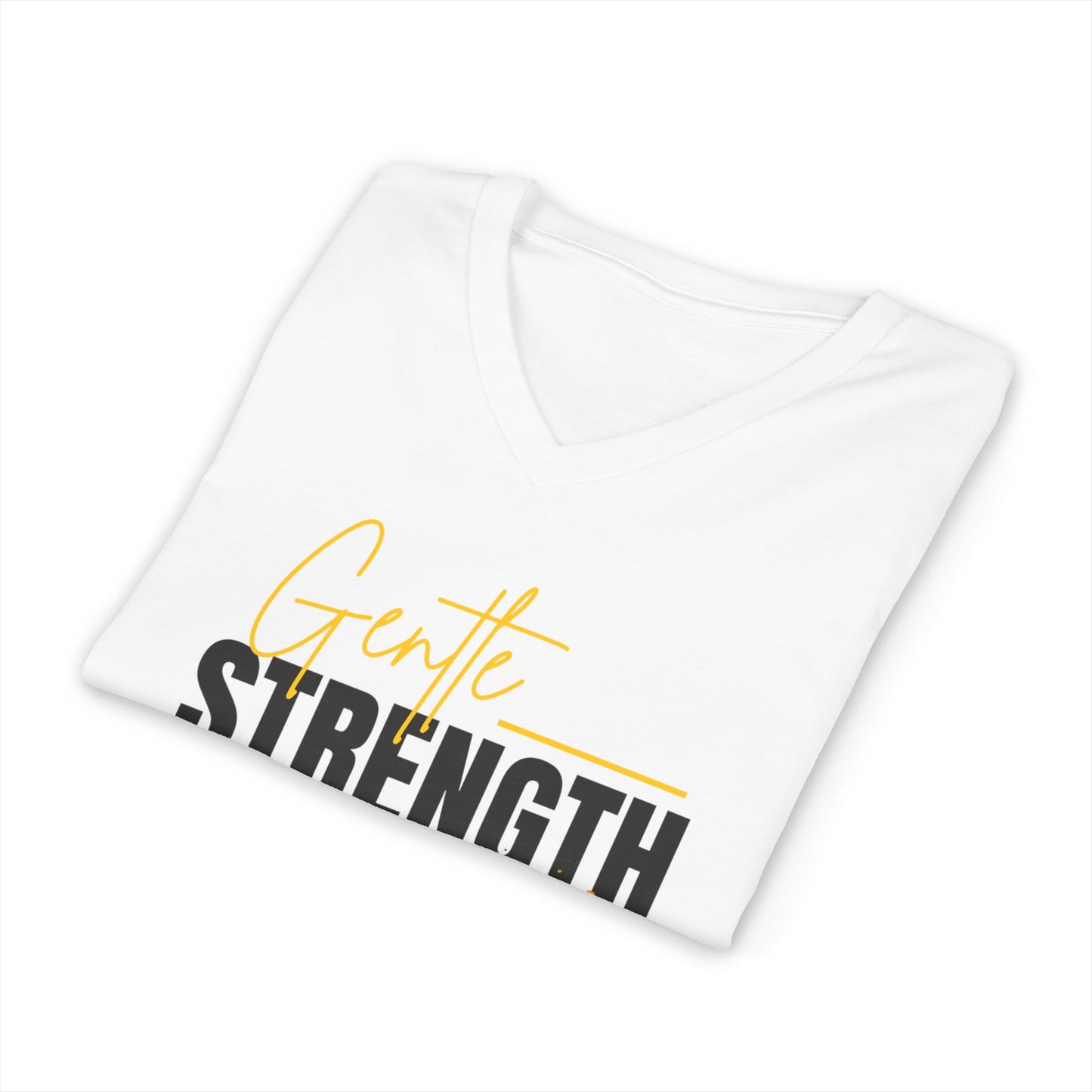 Gentle Strength V-Neck Adult Tee