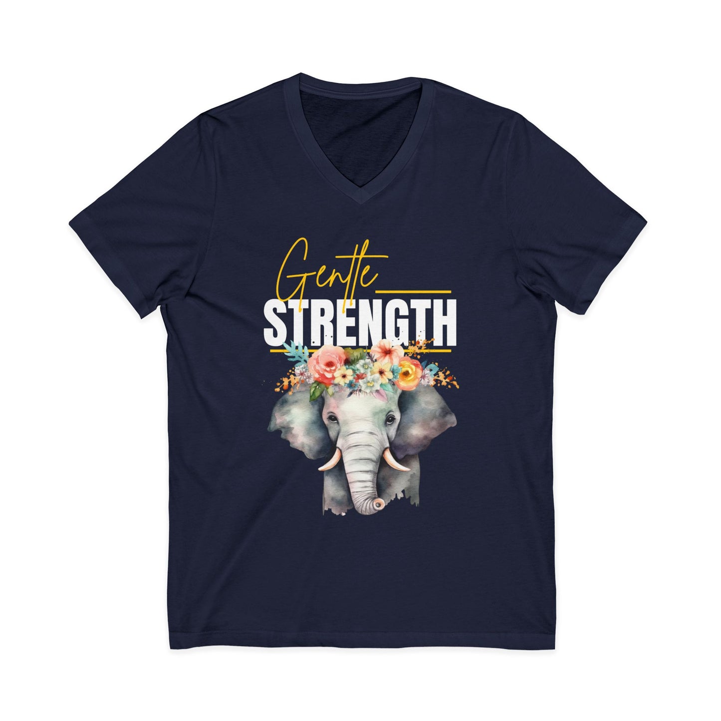 Gentle Strength V-Neck Adult Tee